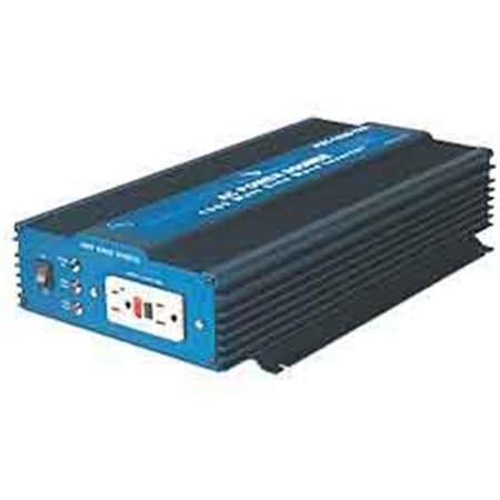 All Power Supply Power Inverter, Pure Sine Wave, 2,000 W Peak, 1,000 W Continuous, 2 Outlets PST-1000-12
